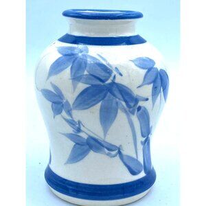 Pottery Flower Vase by Toler Laguna Beach Village / Signed